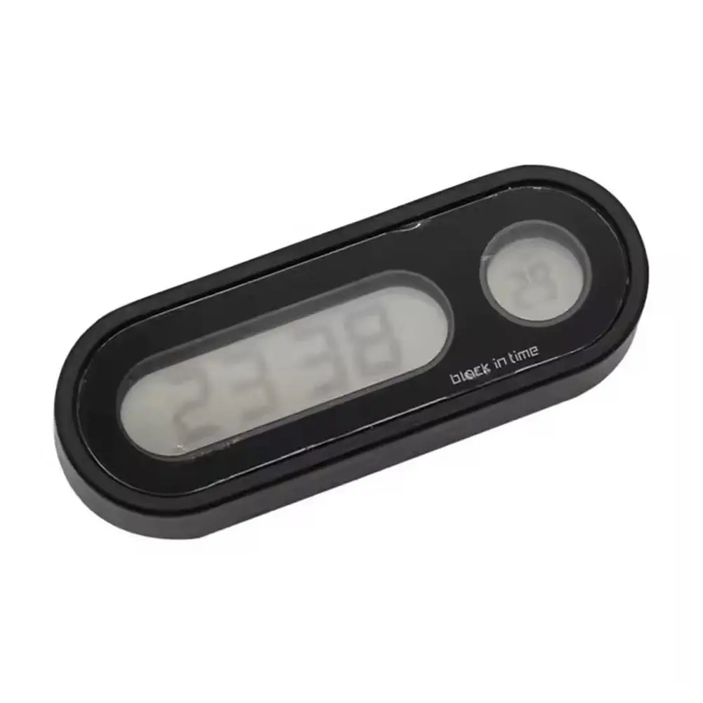 

НОВЫЕ автомобильные часы 2 в 1, цифровой термометр, часы со светящимся дисплеем, аксессуары, ЖК-дисплей, автомобильные цифровые часы с подсветкой, Стайлинг A C9N8