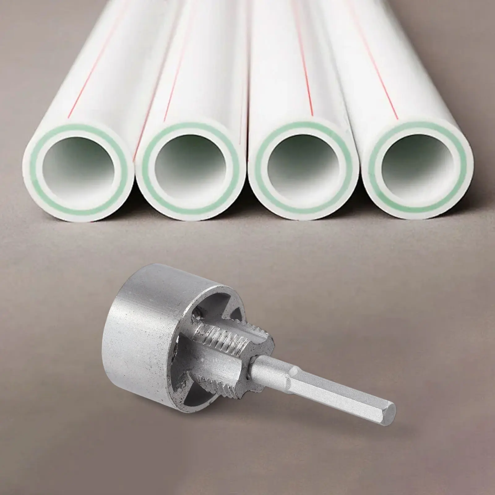 

Plumber Tool As Picture PPR Pipe Thread Tool Efficient Construction Installation Structure Water Pipe Puncher For Plastic Pipes