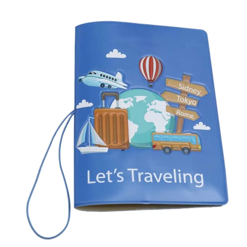 Let's  Traveling Passport Cover Case Multifunctional World Trip Travel Wallet Passport Holder Sleeve with ID Credit Card Slot