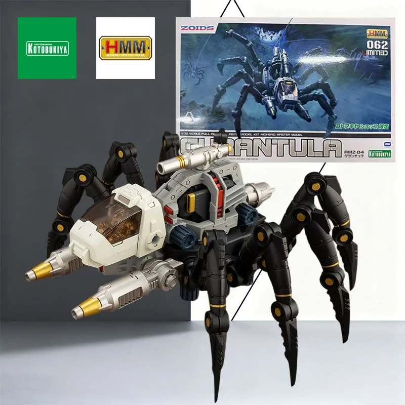 Kotobukiya Kit Original HMM Zoids Wild 1/72 GURANTULA Thunder Spider Anime figura de acción juguetes de montaje 90mm en cajas de espuma