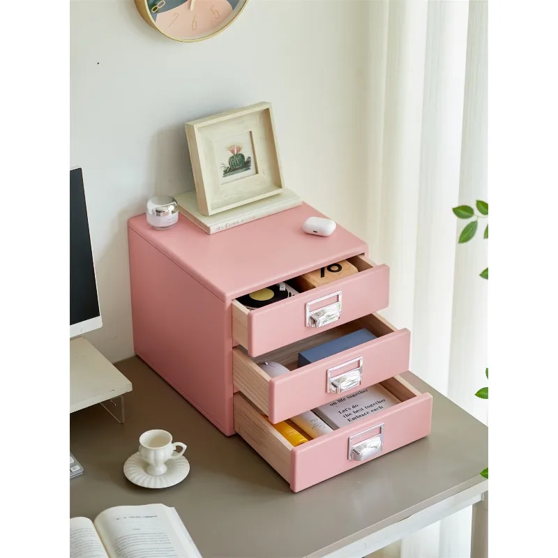 Desktop Dopamine Drawer Cabinet Sundries Separation Storage Box Desk Desk Countertop Organizing Box Makeup Jewelry Box