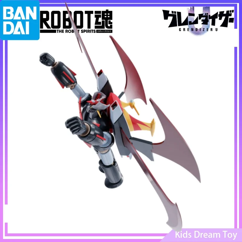 Bandai en Stock Original THE ROBOT SPIRITS [SIDE SUPER] Mazinger X & Jet Scrander Anime figuras de acción juguetes coleccionables modelo regalo