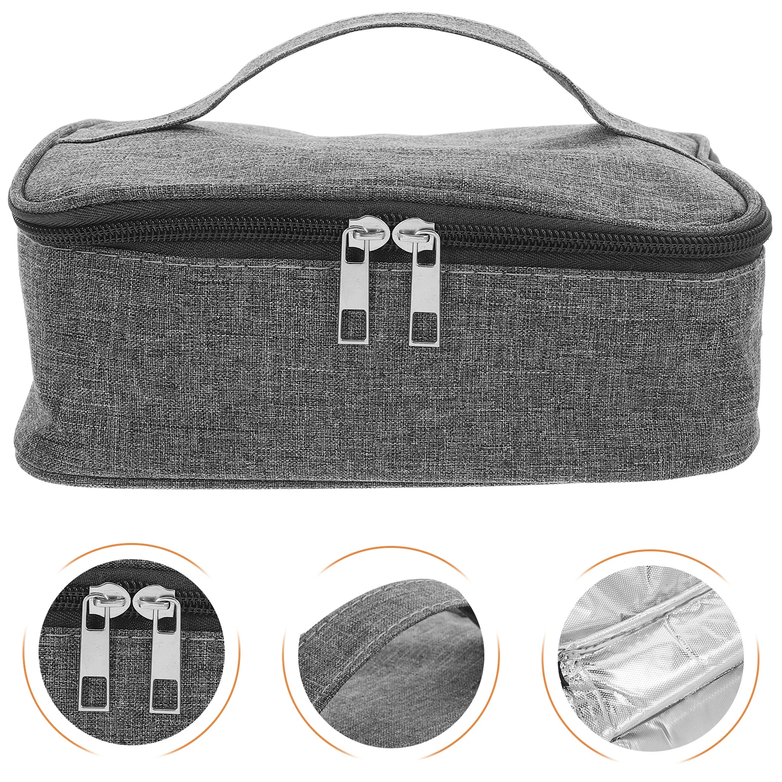 

1pc Heating Food Bag Portable Lunch Warmer For Travel Office Camping Outdoor Multi-Function Reusable Storage Accessory