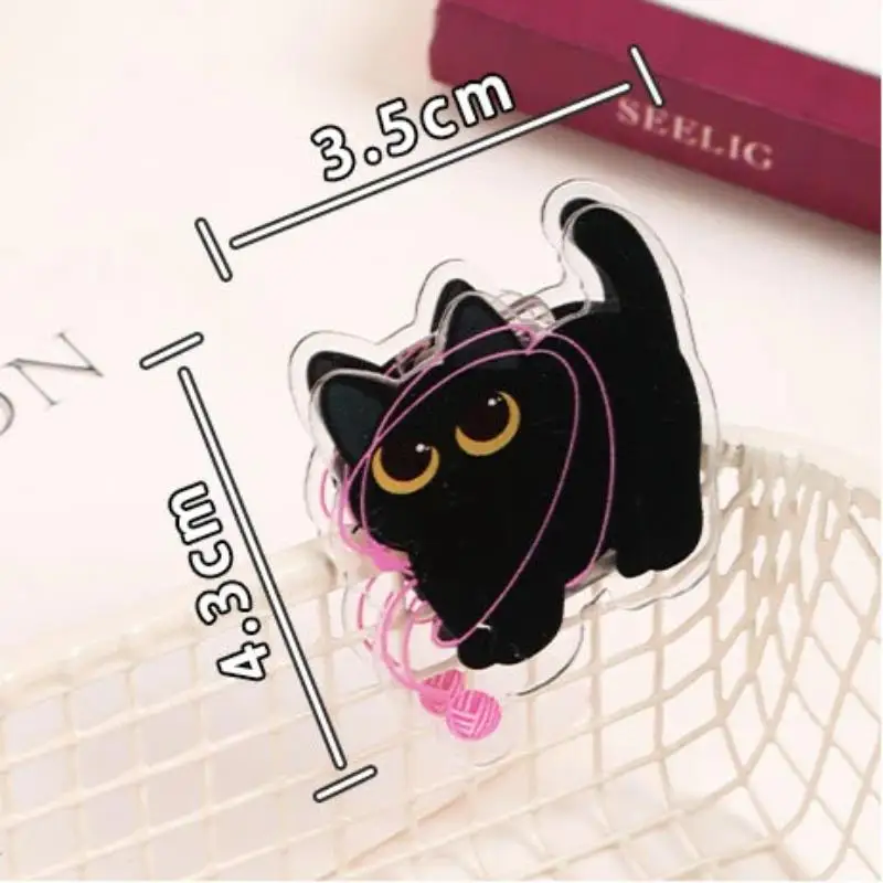 8 Stück Lebensmittel-Aufbewahrungsclips, kreative Snack-Clips, schwarze Katzen-Tütenclips, Gewürzbeutel-Frischhalteclips, feuchtigkeitsbeständig, niedliche Verschlussclips, Küchenhelfer – Detail 16