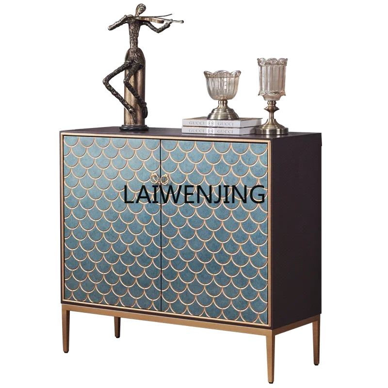 

LYN light luxury living room shoe cabinet partition storage dining side American home decoration cabinet