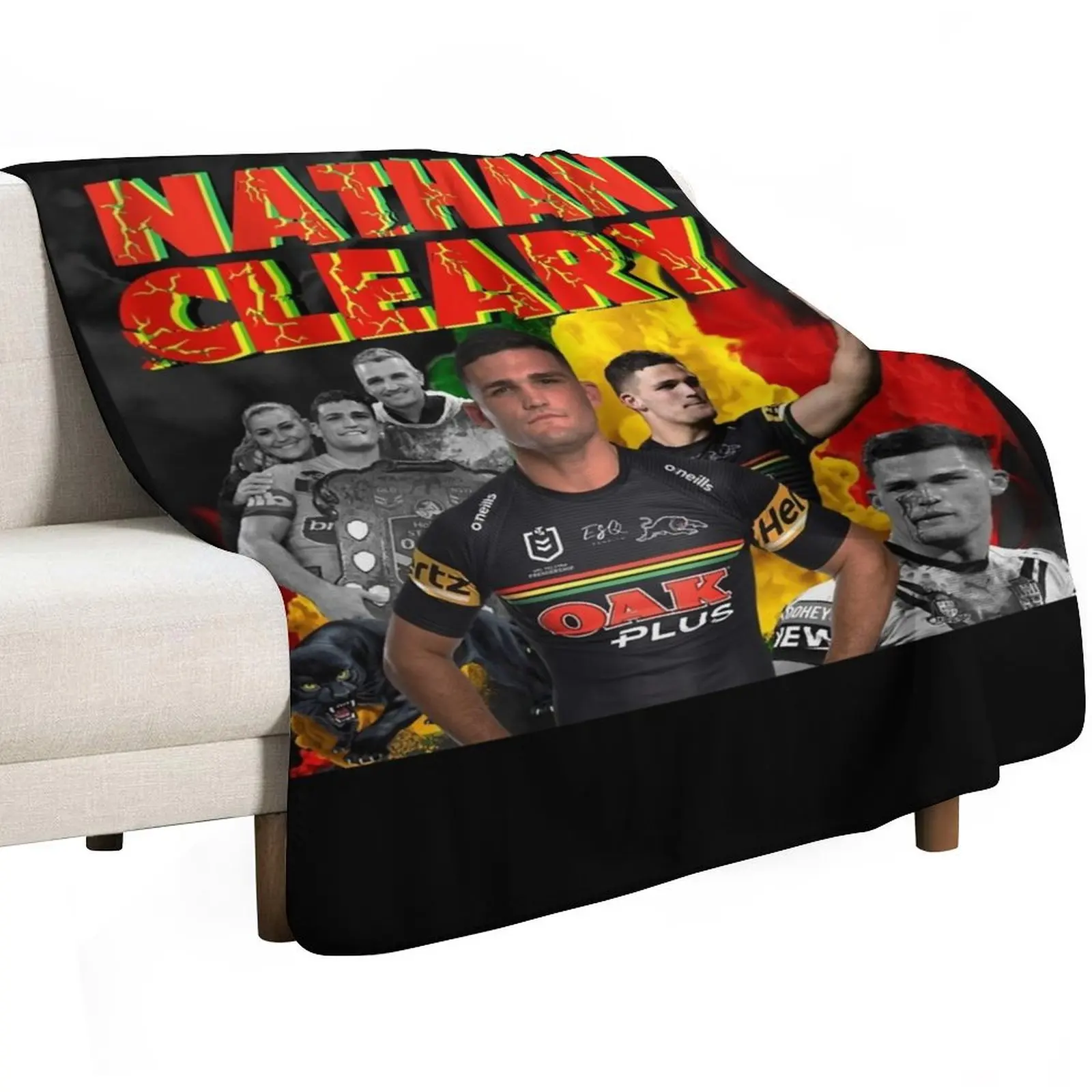 Nathan Cleary - Future GOAT Essential T-Shirt.png Throw Blanket Quilt Softest Vintage heavy to sleep Summer sofa bed Blankets