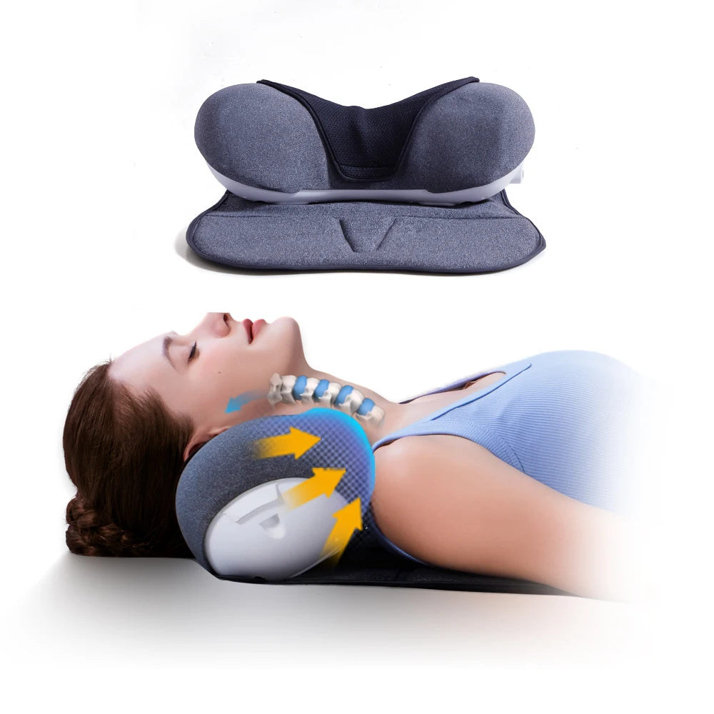2025/Intelligent Adjustable Cervical Traction Heating & Kneading Air Compression Massage  Neck Shoulder Massager Massage P