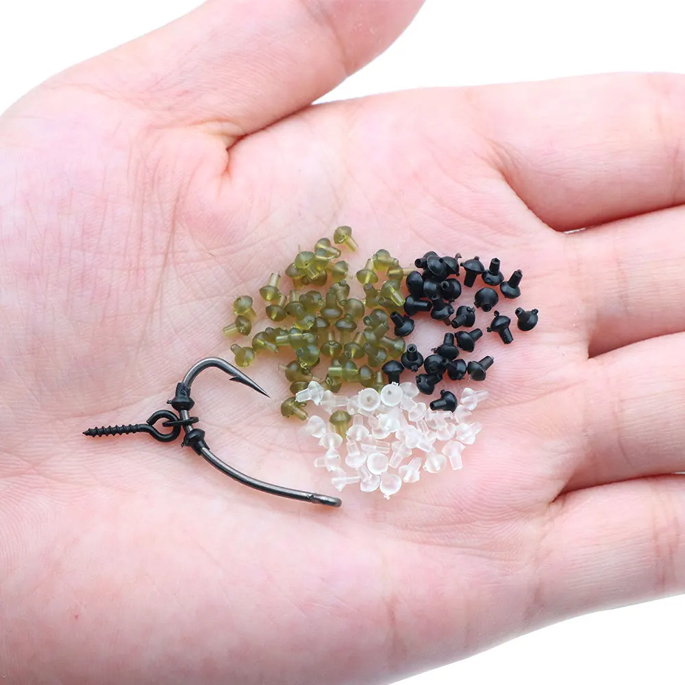 70 قطعة اكسسوارات صيد سمك الشبوط الصيد هوك وقف حبة الطعم Boilie مسامير سدادة ل روني تلاعب طريقة المغذية محطة معالجة