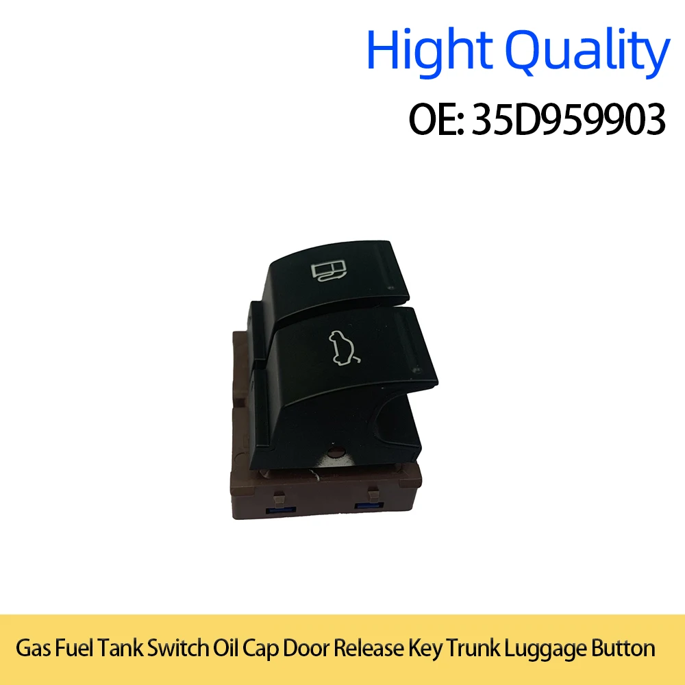 35D959903 Gas Fuel Tank Switch Oil Cap Door Release Key Trunk Luggage Button Fit For VW Sagitar Passat B6B7 CC Jetta 35D 959 903