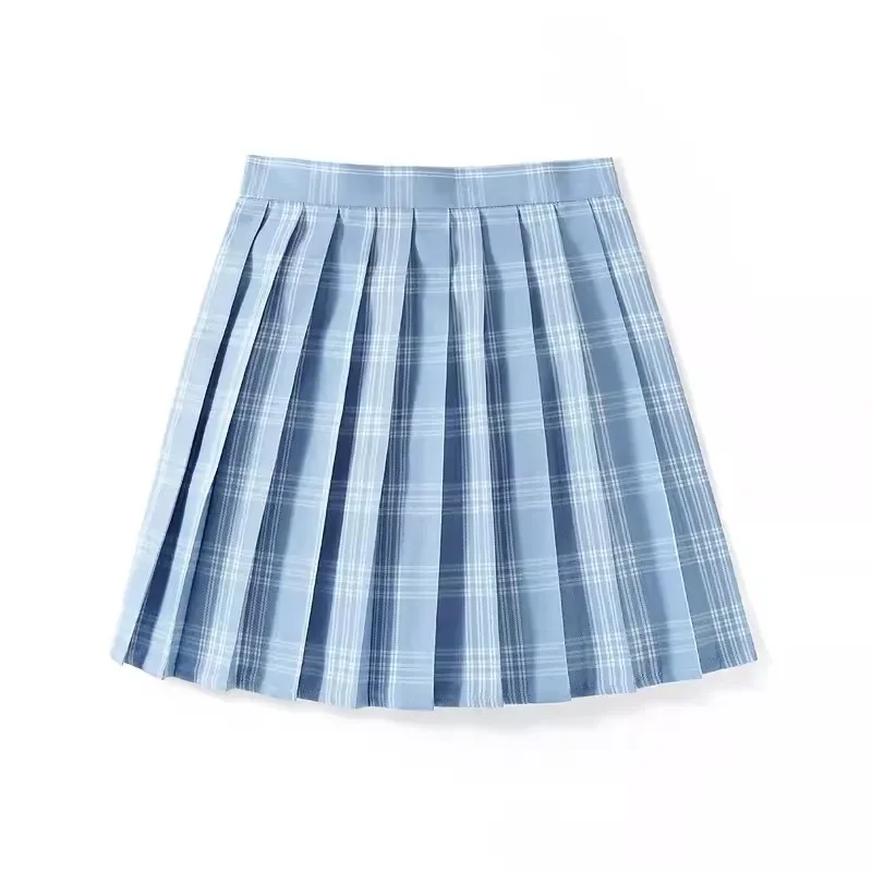 Fashion High Waist Skirt Ladies Summer Clothes Women\'s A Line Harajuku Korean Black Mini Pleated Skirt For School Girl Uniform