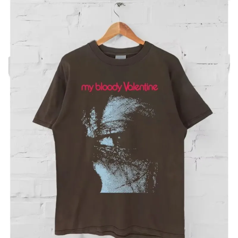 Camiseta clásica con estampado de póster para hombres y mujeres, nueva camiseta de verano para la banda de rock My Bloody Valentine