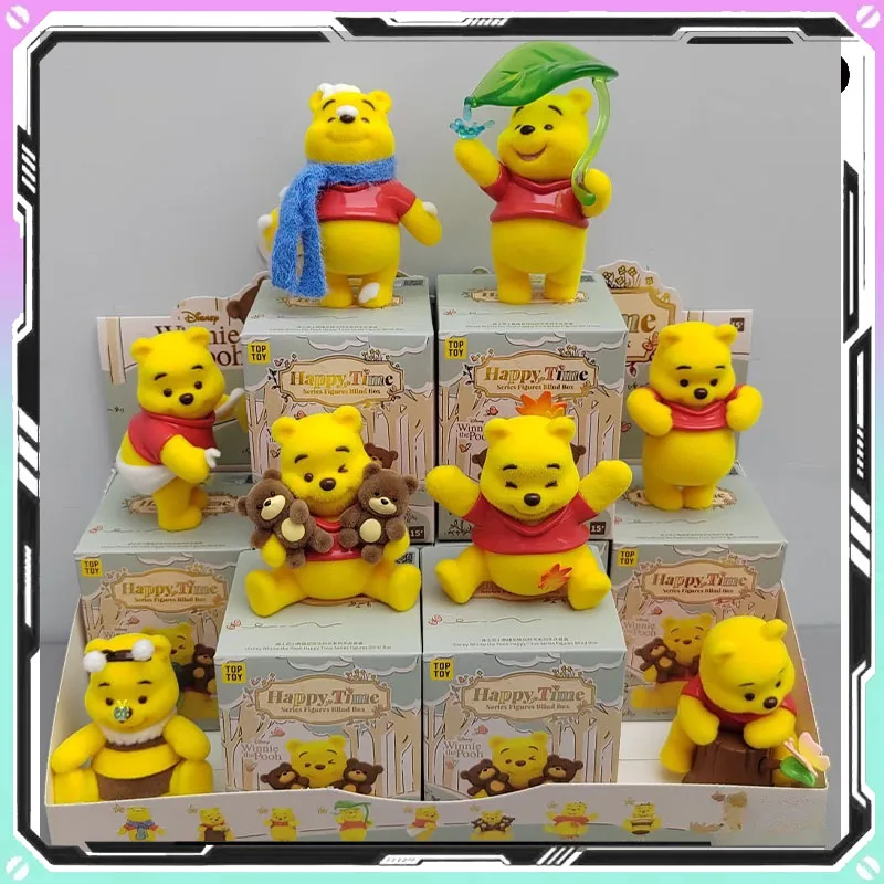 

Новый продукт TOPTOY Винни-Пух счастливые времена серии Слепая коробка Kawaii Милая кукла Тайная коробка Орнамент Аниме фигурки Подарочные игрушки