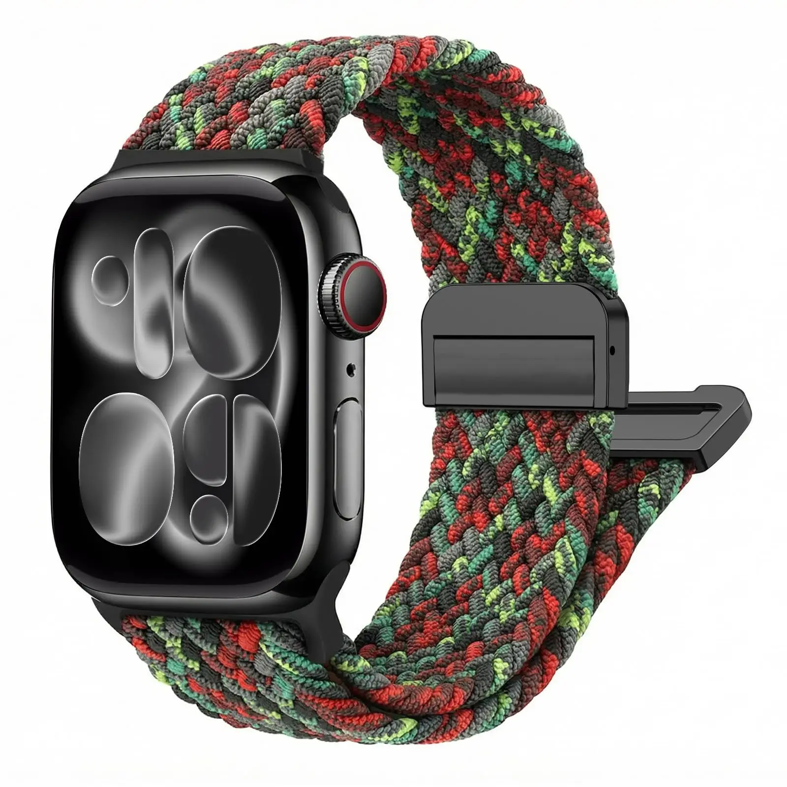 Gevlochten band voor Apple Watch-banden 40 mm 45 mm 41 mm 44 mm 42/46 mm 49 mm magnetische armband iWatch-serie se 7 5 6 8 9 10 11 Ultra3 2