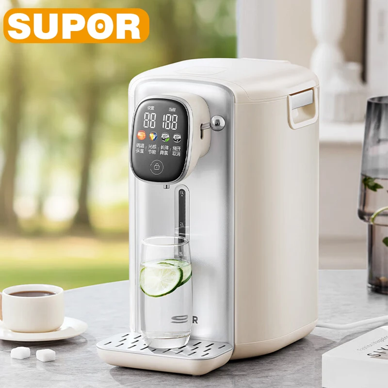 SUPOR Smart Water Dispenser 316L Stainless Steel Electric Kettle 40-95°C Insulation Drinking 5L Heating Office Desktop Kettles