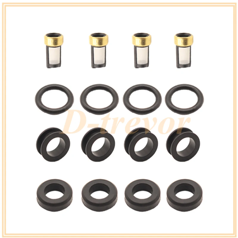 Fuel Injector Seal O-Ring Kit Seals Filters for Toyota Corolla AE100 Carina AT192 5AFE 23250-15030 1001-87094