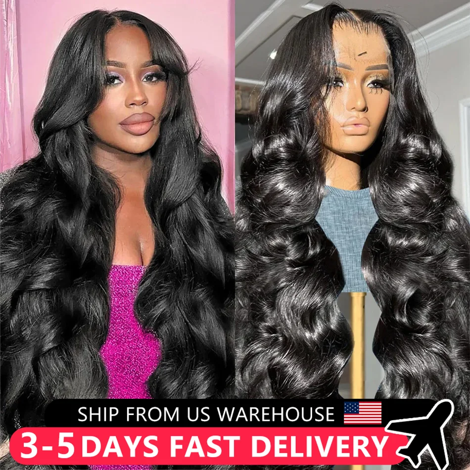 

Body Wave 13x6 HD Lace Frontal Human Hair Wigs For Women 13x4 Transparent Lace Front Brazilian Remy Hair For Women Lace Closure