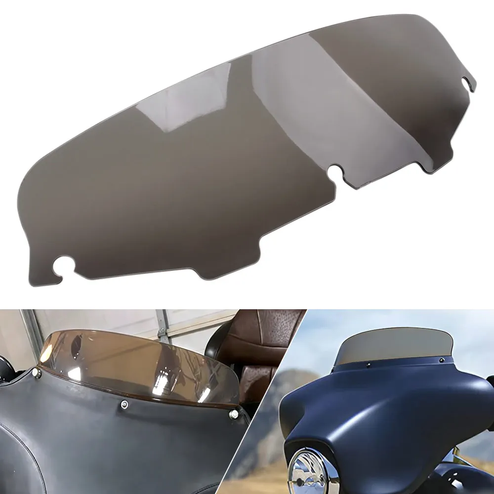 

For Harley Touring Electra Street Glide Ultra Classic CVO 1996-2013 5" Smoke Motorcycle Fairing Windshield Windscreens