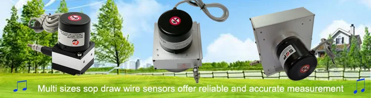 Sensore di posizione del potenziometro lineare 0-10K Sensore lineare analogico con lunghezza del sensore a filo da 1000 mm