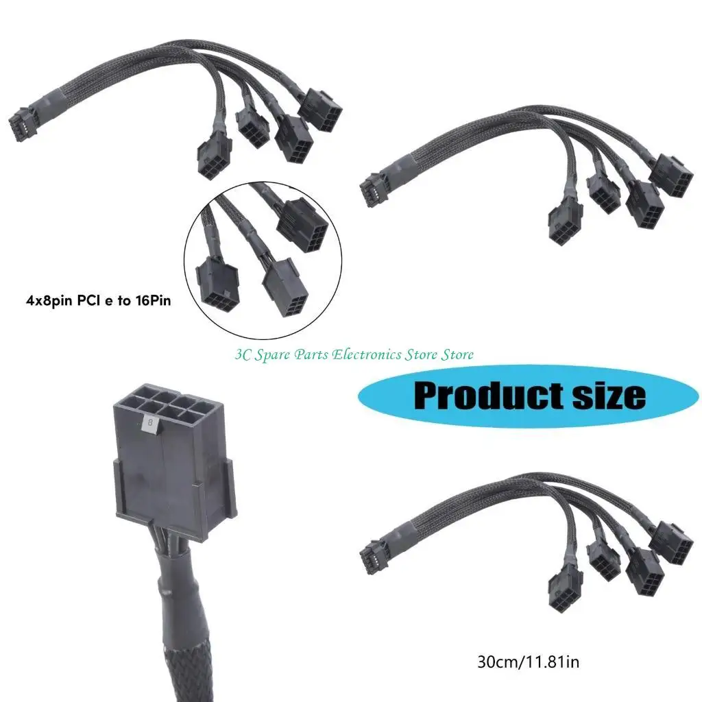 sz-丈夫な-4x-8pin-メス-pcie-50-12-4-16pin-ビデオカード-ケーブル、rtx4000-rtx40-用
