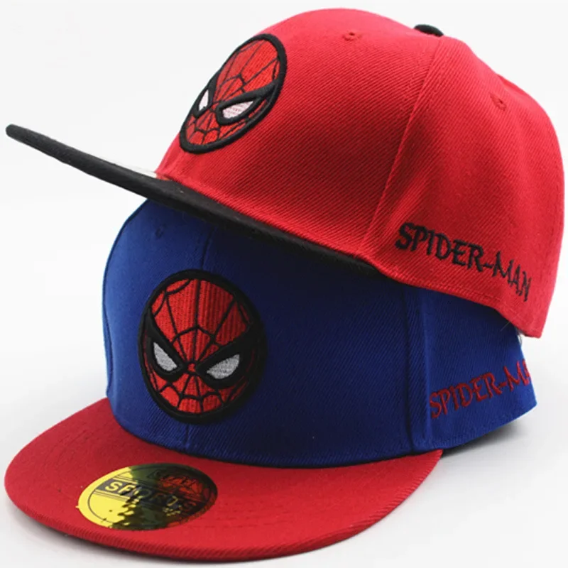 Hot Cartoon Marvel Spiderman Frozen Mickey Mouse Baby Kids Hat Boy Girl Travel Caps Spiderman Mickey Minnie Baby Caps Gift 2-8Y