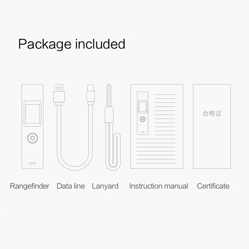 حار Youpin دوكا ليزر المدى مكتشف LS-1/LS-P/LS5 قابلة للشحن المدى مكتشف عالية الدقة ليزر أشعة تحت الحمراء قياس Rangefinder