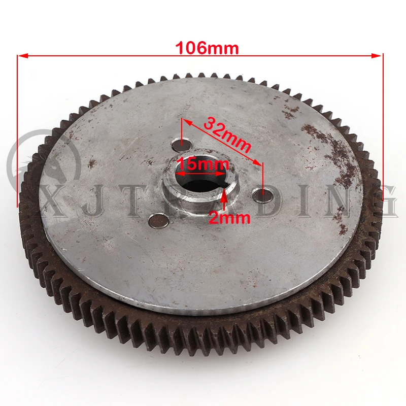 Motorized Bicycle Clutch Friction Plate Gear Kit For 50cc 60cc 80cc 2-Stroke Bike Gasoline Engine Replacement Accessories