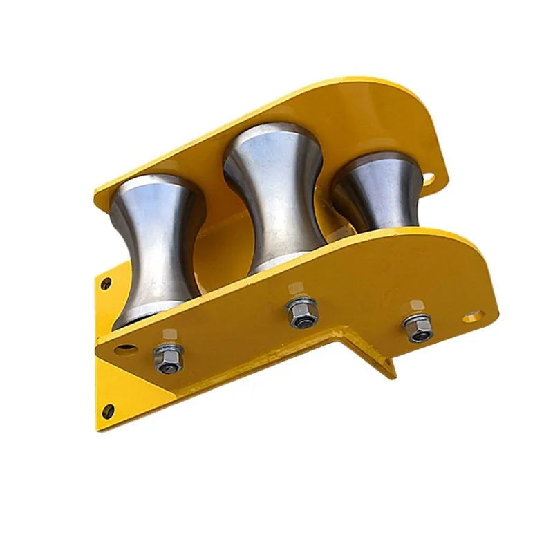 New Heavy-Duty Alloy Steel Cable Reel Pulley with Pipe Port