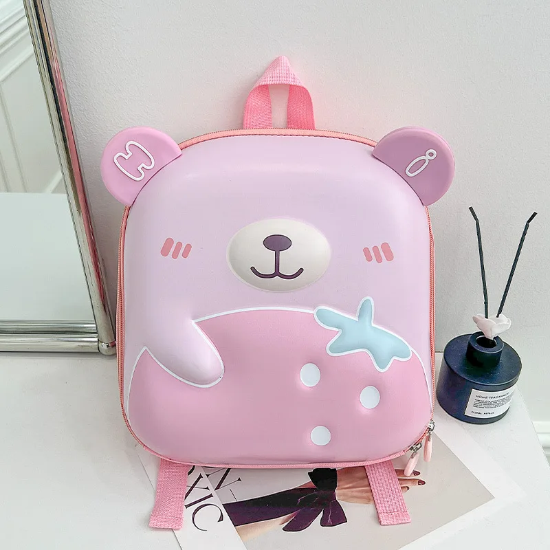 Cute School Bags Cartoon Fashion Backpack Bear Versatile Child Backpack Outdoor Play Baby Bag Versatile New Convenient Backpacks