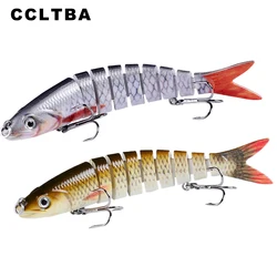 CCLTBA 10cm 10g Bass Fishing Lures Sinking Jointed Swimbait Trout Bait Tackle Wobbler Lure for Fishing