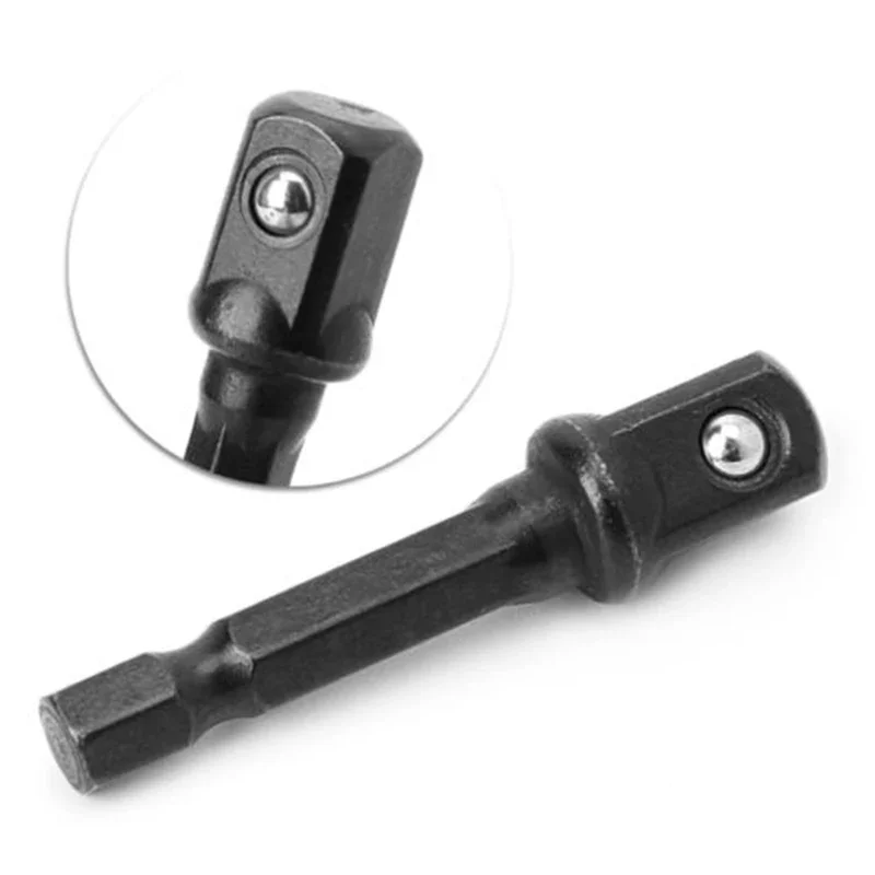 العلامة التجارية الجديدة المقبس بت محول استبدال القياسية 5 قطعة 1/4 "3/8" 1/2 "الحفر رأس المفك عدة تمديد الطاقة بار