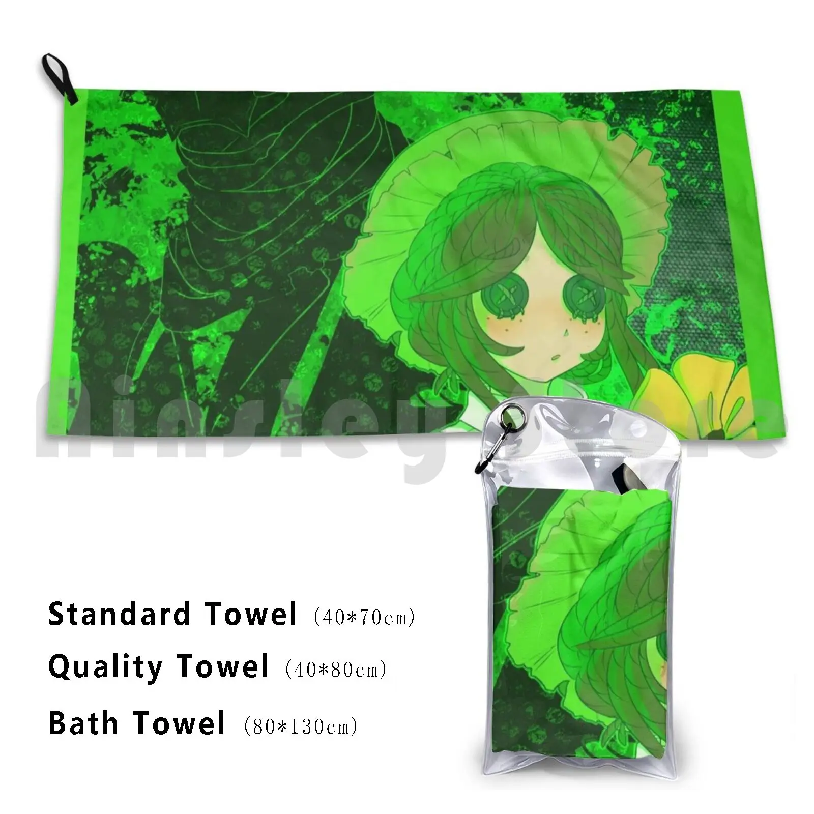 Identiti V-Custom Towel Bath Towel Identity V Identity 5 Woods Gardener Planter