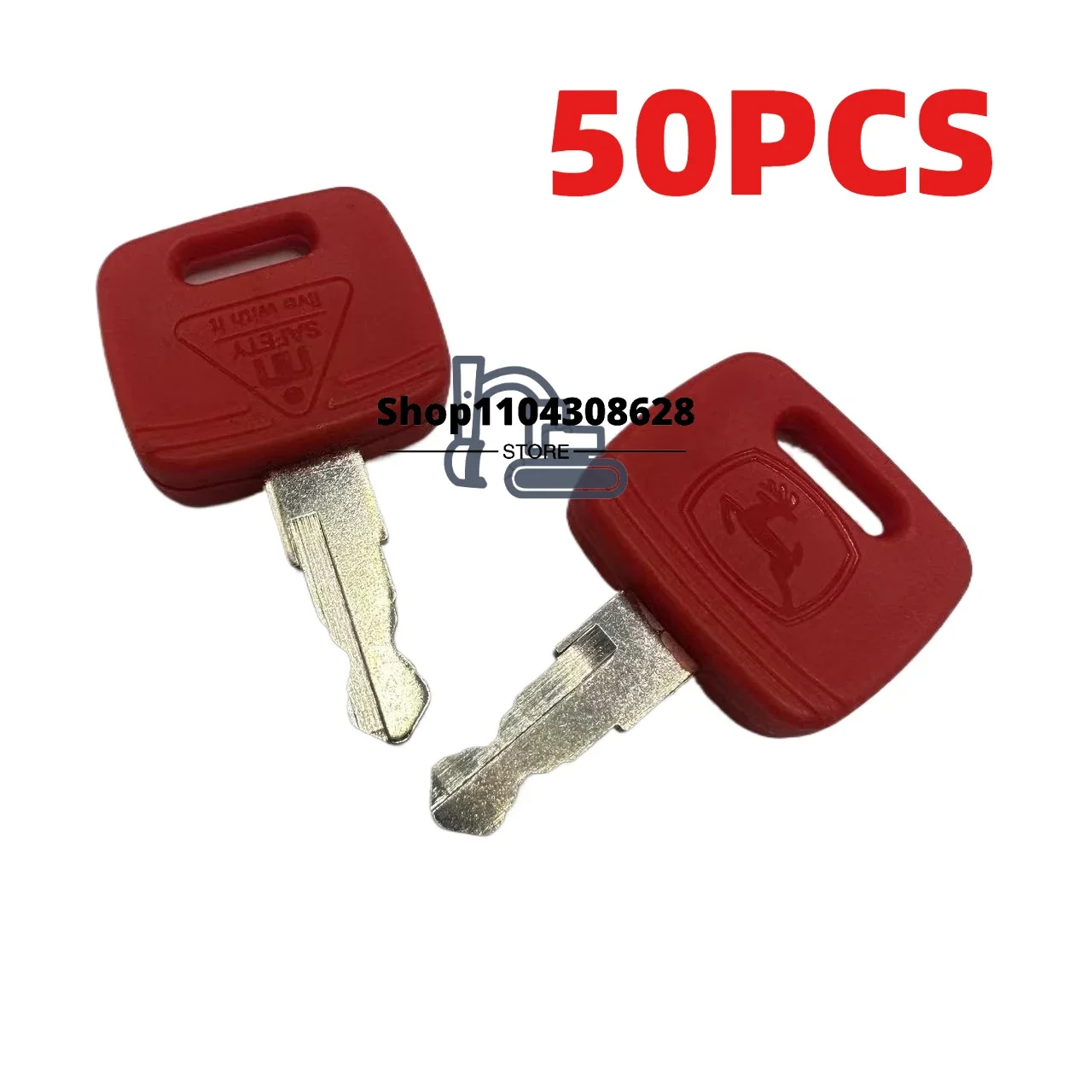 50PCS RE71557 RE183935 RE43492 RE81404 Key For John Deere Tractor 6010 6110 6210 6310 6410 6510 Engine