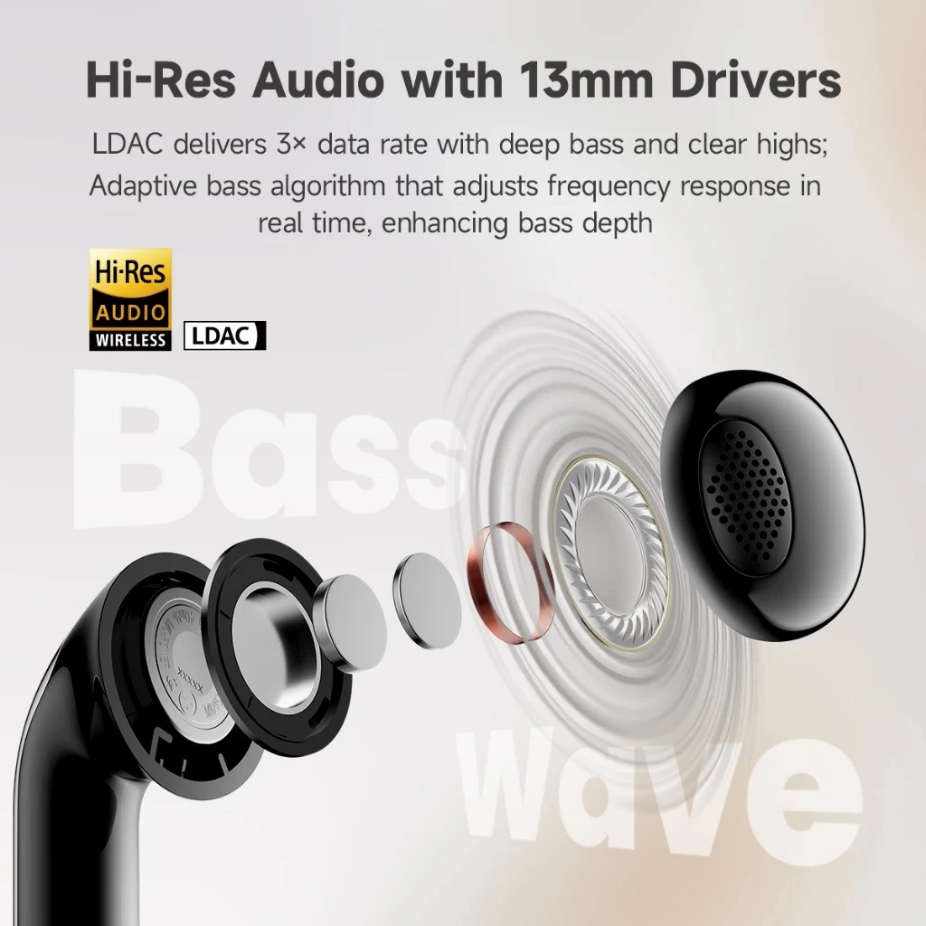 Edifier Evobuds True Wireless Earbuds Bluetooth Earphone with AI Voice Translation Noise Cancelling Bluetooth 6.1 Hi-Res IP54