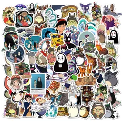 100Pcs Ghibli Hayao Miyazaki Stickers Cartoon Graffiti Decals Helmet Skateboard Laptop Motorcycle Sticker Toys Decor