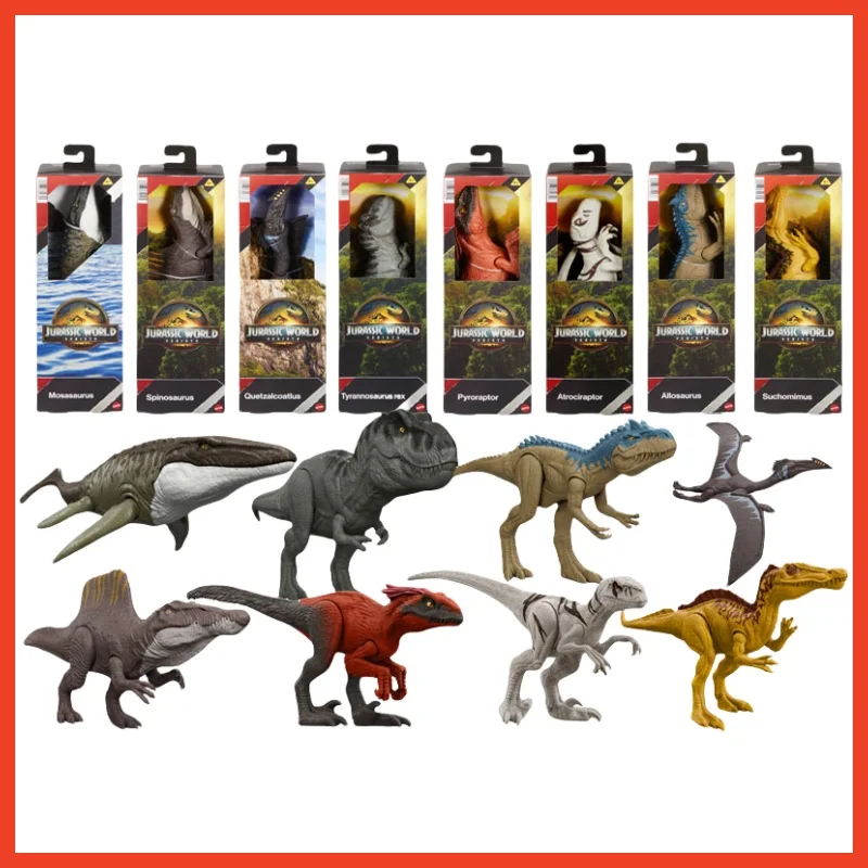 

New Original Jurassic World Rebirth Series Tyrannosaurus Rex Sound Surge Dinosaur Model Collection Ornament Boy Toy Kids Gifts