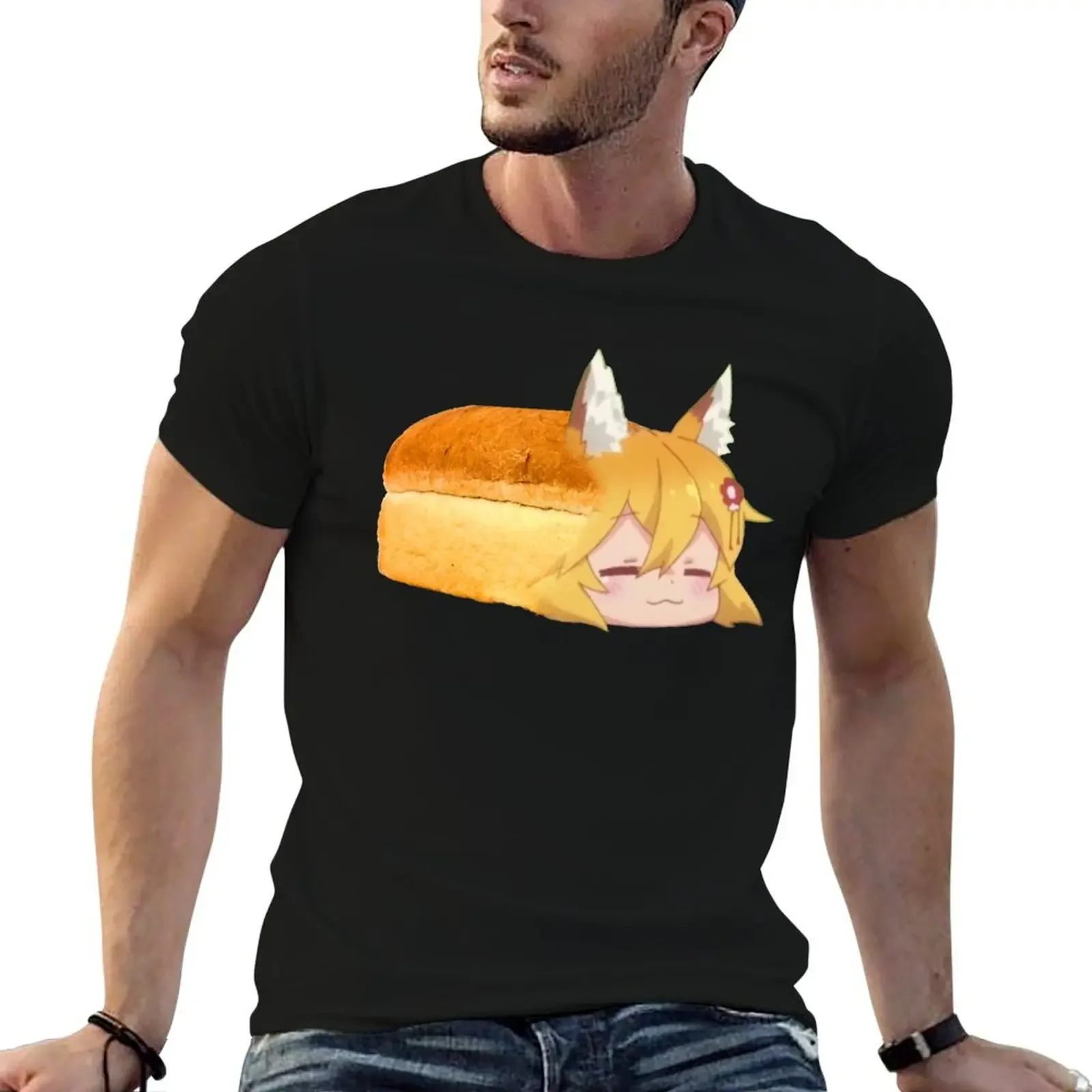 

Senko Bread (HD) T-Shirt plus size clothes customizeds man clothes men t shirts