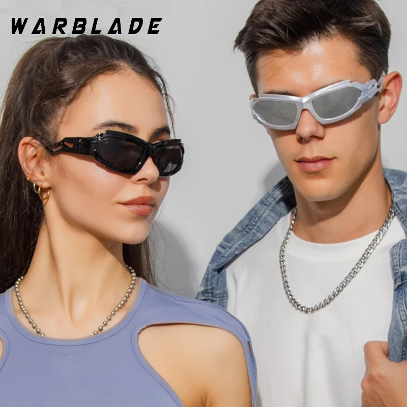 النظارات الشمسية الرجال امرأة Y2K موضة خاصة شكل فاسق شخصية النظارات الشمسية في الهواء الطلق الدراجات نظارات رياضية UV400 lrest دي سول