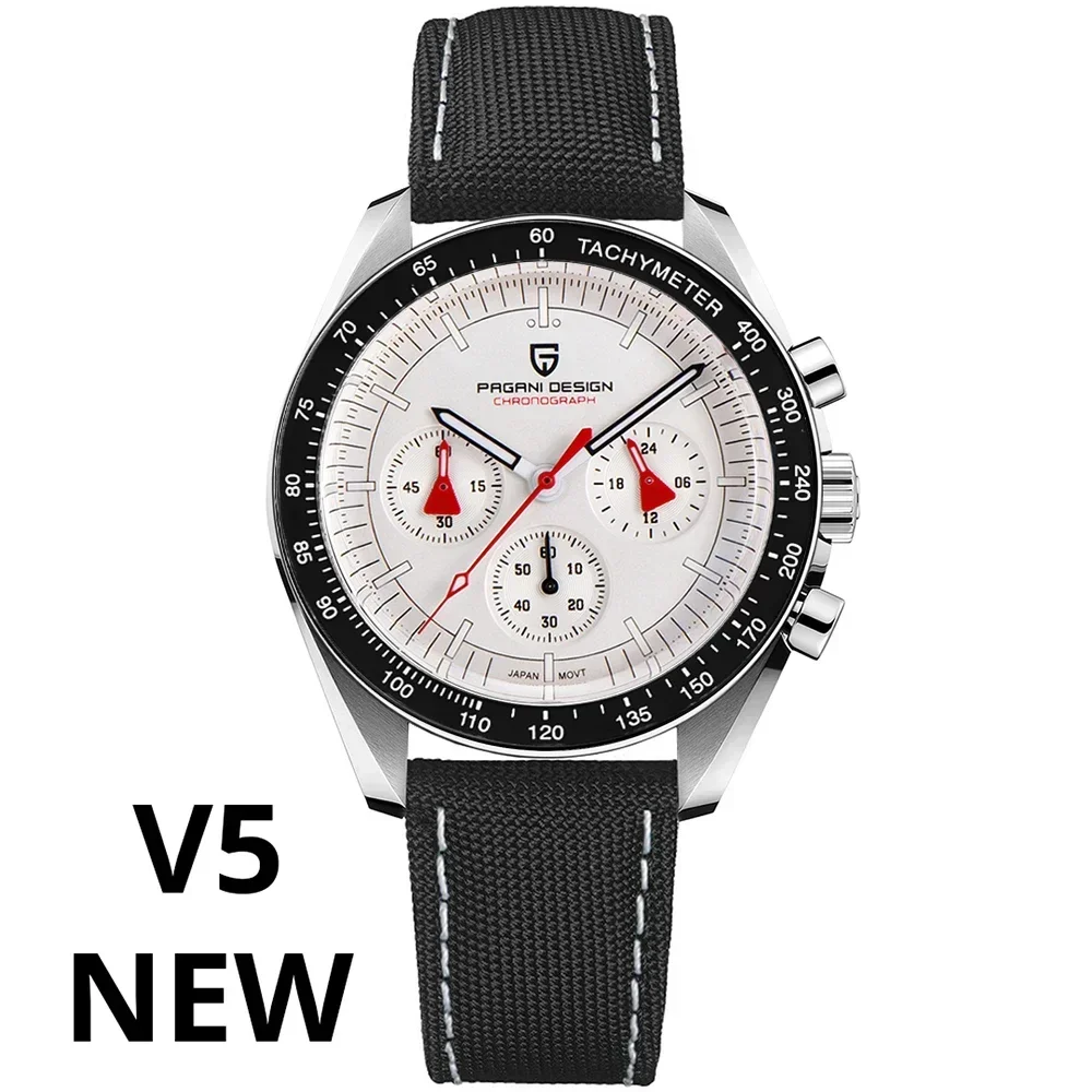 PAGANI DESIGN 2026 Nieuwe Herenhorloges Top Luxe Quartz Horloge voor Heren Automatische Datum Snelheids Chronograaf AR Saffier Glas Polshorloge
