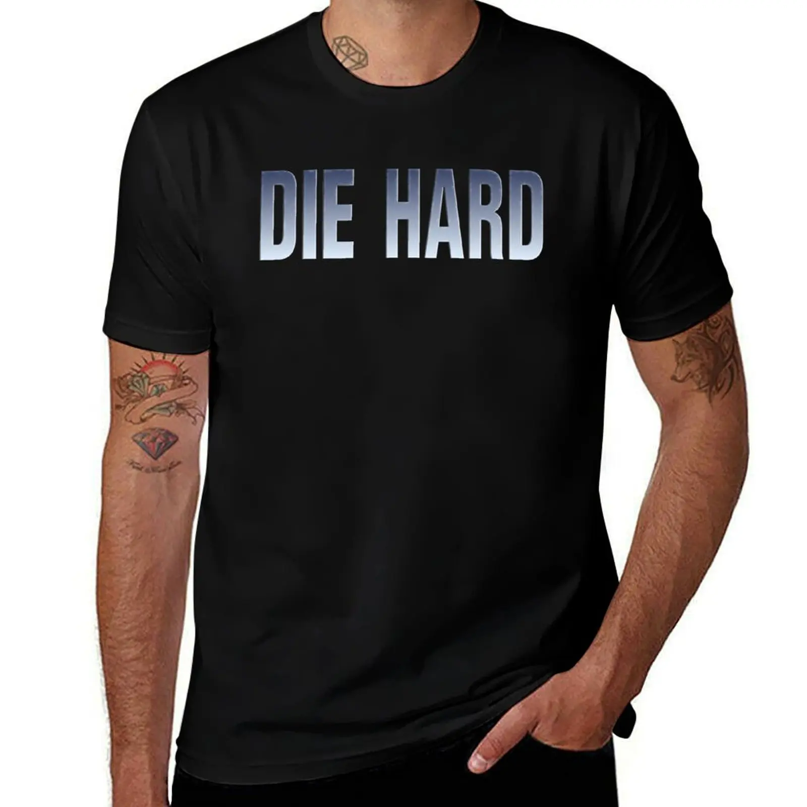 DIE HARD title card T-Shirt Daily Wear Print T-Shirt