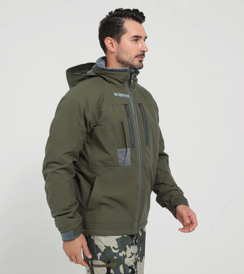 Green Men\'s Incinerator Aerolite jacket fall winter camouflage waterproof insulation fishing fishing clothing