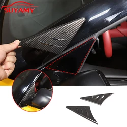 ABS Espelho Retrovisor Side Triângulo Spoiler Deflector de Vento Guarnição Capa Para Toyota Supra GR A90 A91 2019-2022 Acessórios Do Carro