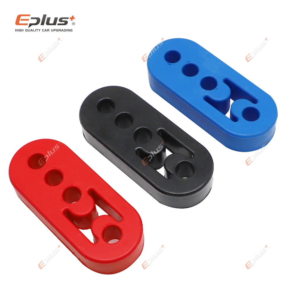 Eplus Universal Car Exhaust Pipe Mount Brackets Hanger Insulator Polyurethane Hanger Liner Bracket 2 Holes 4 Holes