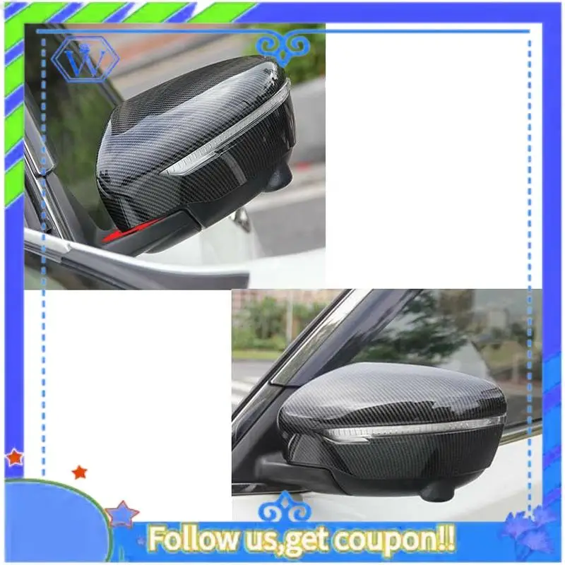

M46K-Carbon Fiber Rear View Mirror Cover-Side Mirror Cover Cap For Qashqai X-Trail Murano Rogue Pathfinder 2015-2019