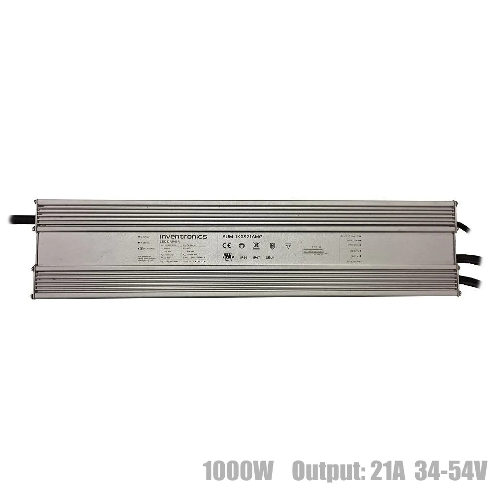 

Meanwell Inventronics High Efficiency Power Supply 240W 320W 600W 1000W LED Plant Grow Light Driver 0-10V PWM Dimming