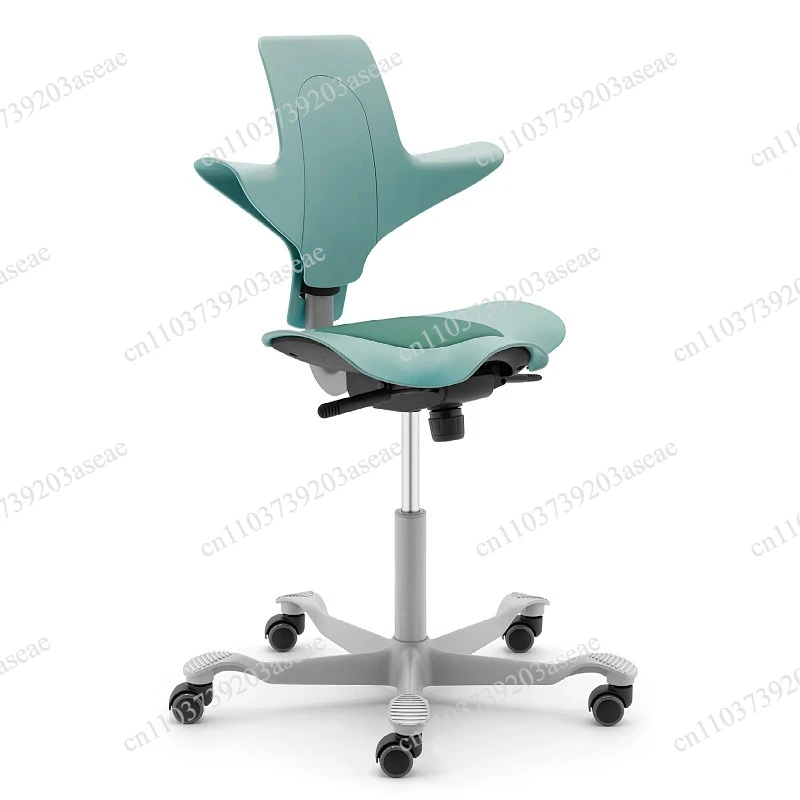 Riding Chair Ergonomic Office Chair Computer Saddle Chair Waist Swivel  Lift