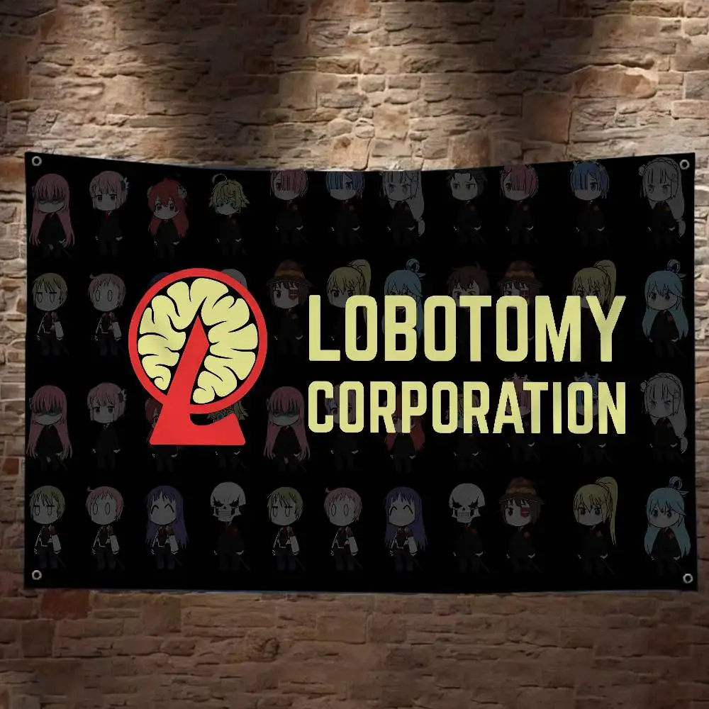 Game Lobotomy Corporation Printed Large Flag Art Science Fiction Room Home Decor Decor Banner