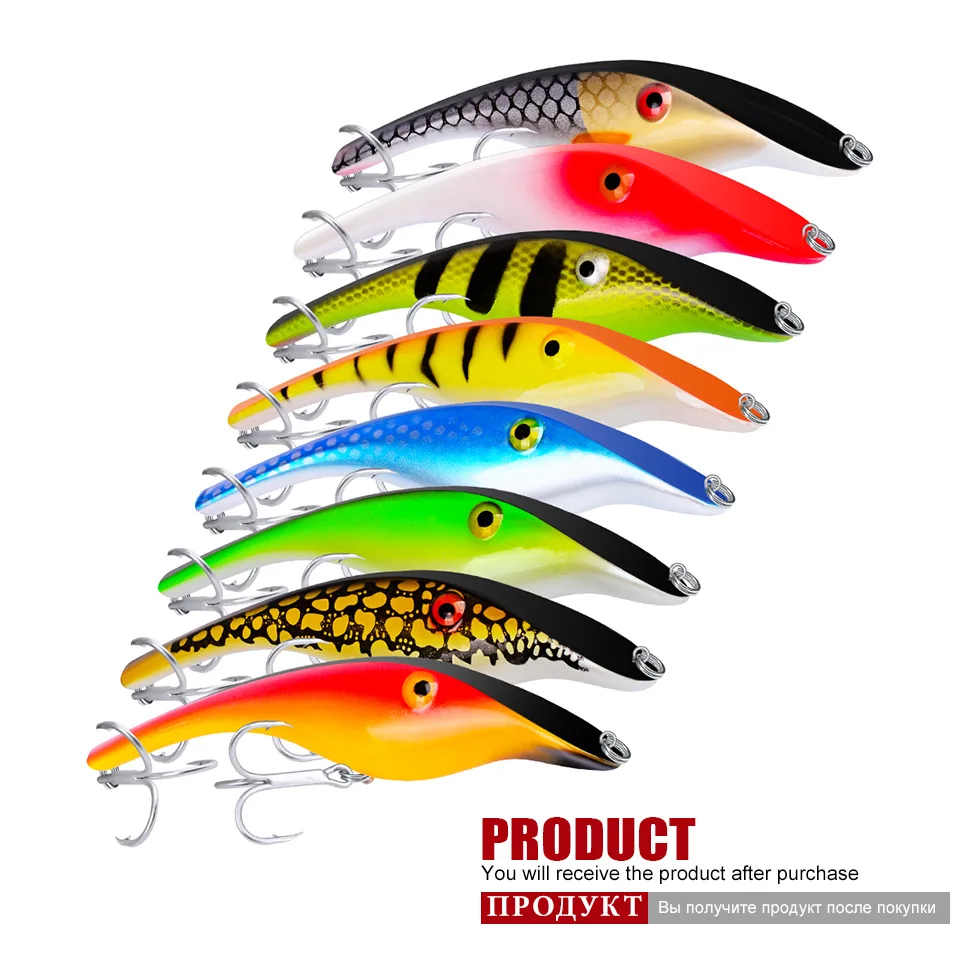 ZWICKE 14CM 43G Jerk Bait Sinking Hard Body Minnow Saltwater Lipless Crank Wobbler Fishing Lure Jerkbait per luccio Musky Fishing