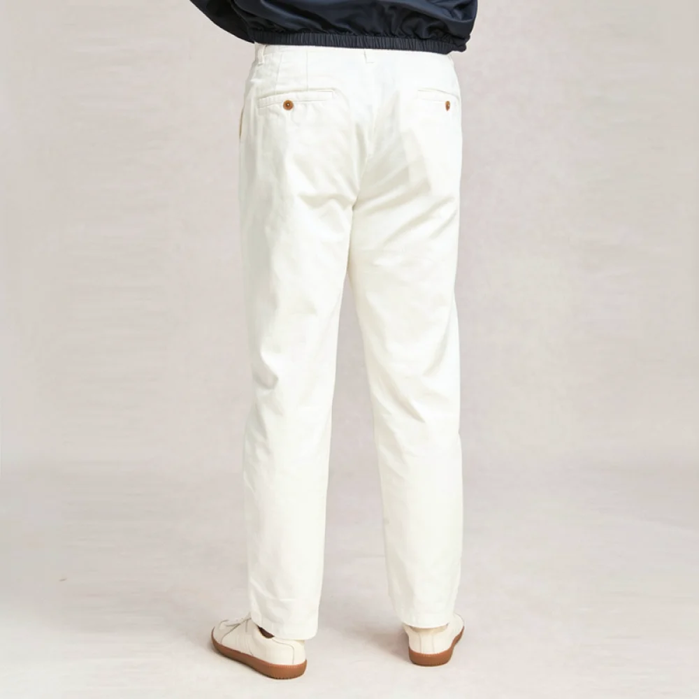 Mens Straight Leg Casual Pants Pure Cotton Slim Fit Business Style Comfortable Breathable Autumn Fashion Trousers For GDDQSDC