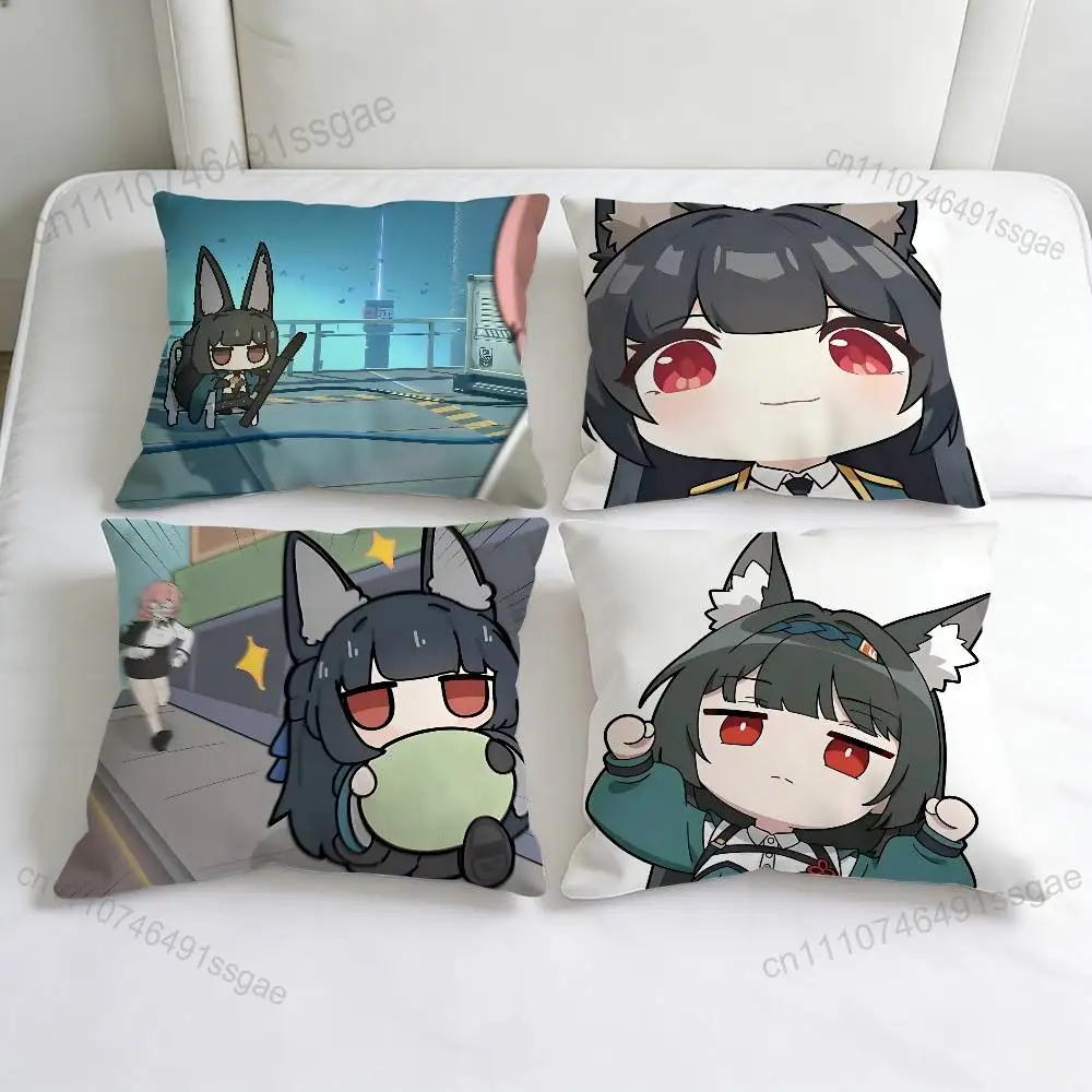 

ZZZ H-Hoshimi Miyabi Fashion Square Pillow Case Durable Throw Pillow Cover for Sofa Couch Chair