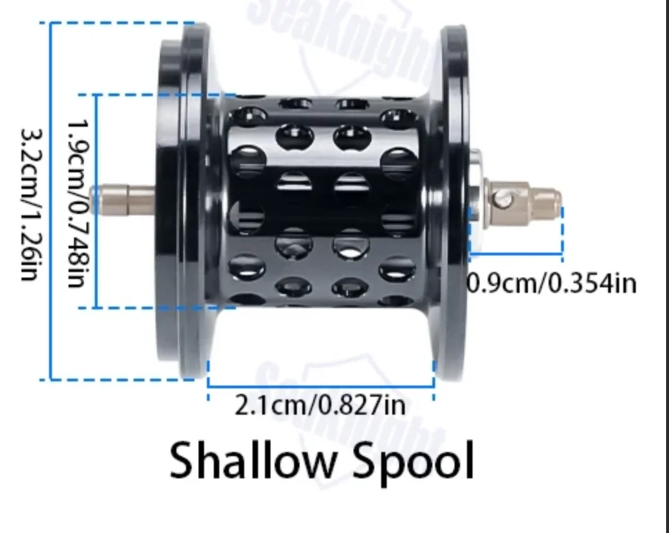 Seaknight WR3 Shallow Spool WR4 Spinning Reel Shallow Spool FALCAN3/FALCAN3 Ext…